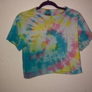 Handmade Tie-Dye Crop Top
